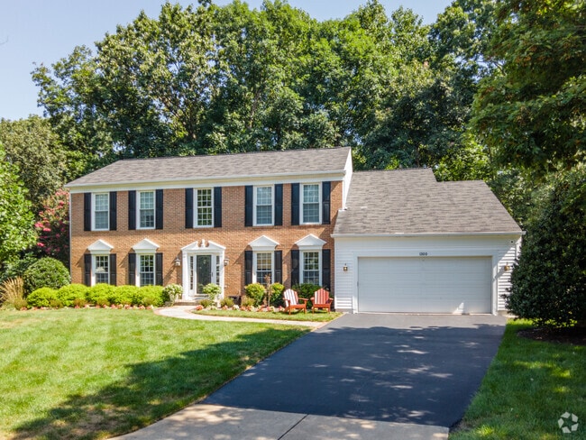 Grand two-story homes are common finds for locals to reside in Herndon.