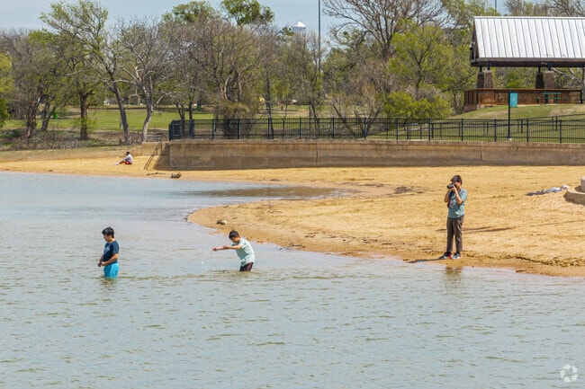 Paloma Creek in Little Elm offers lake access and sandy shores for weekend relaxation.