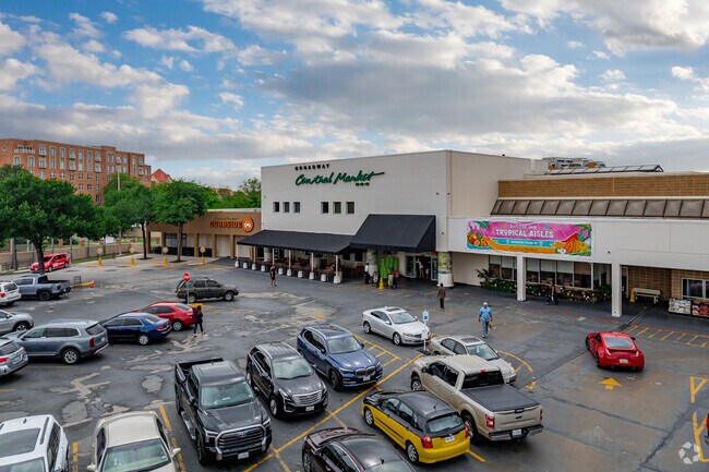 Alamo Heights is the proud owner of the areas only HEB Central Market, an upscale grocery store.