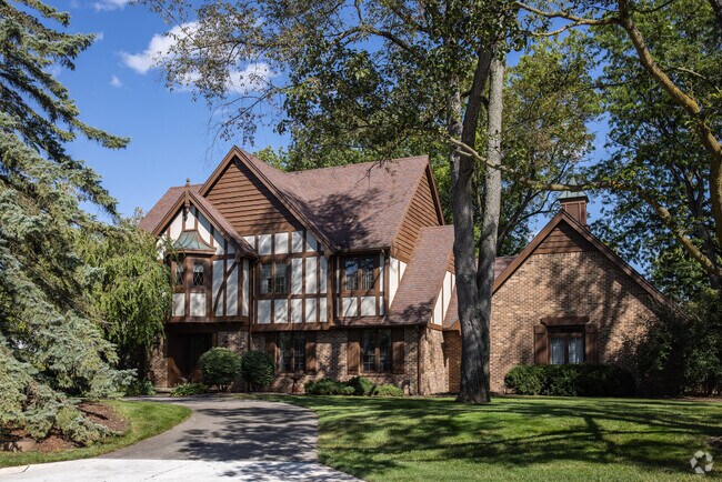 English Tudor homes nestled in the trees are available in Ottawa Hills.