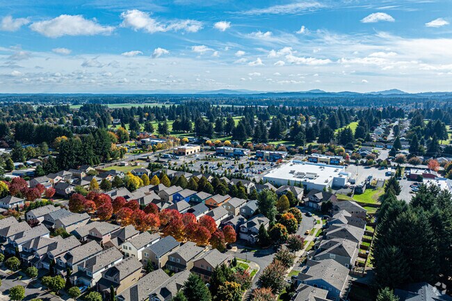 Looking south across the Horizons neighborhood to Mt.Rainier.