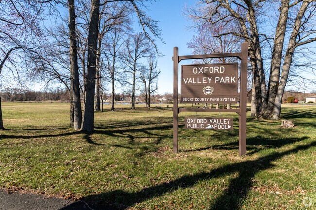Oxford Valley Park is open dawn to dusk.
