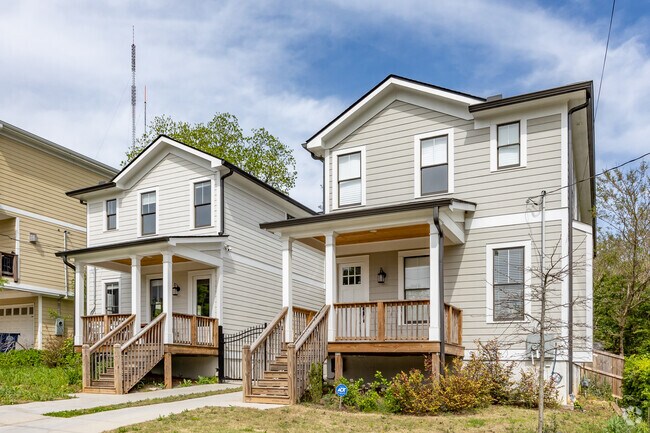 Many homes feature ample square footage along Edgewood's residential streets.