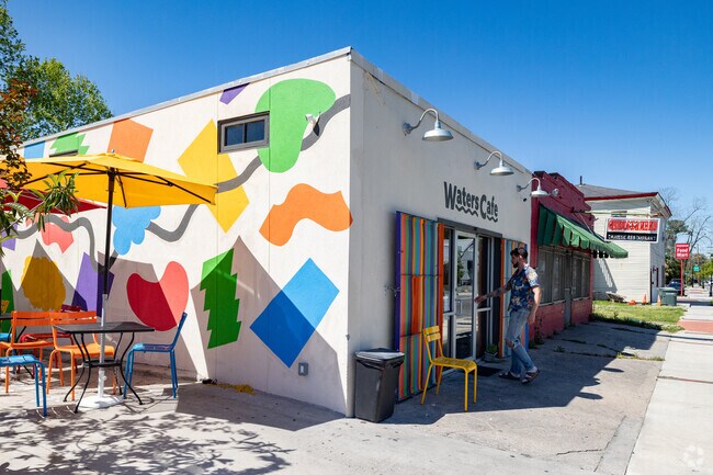 Waters Cafe is a colorful eatery located in the heart of Live Oak.
