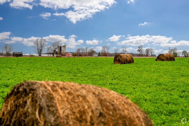 In the fall, harvest season happens in Burnside Township.