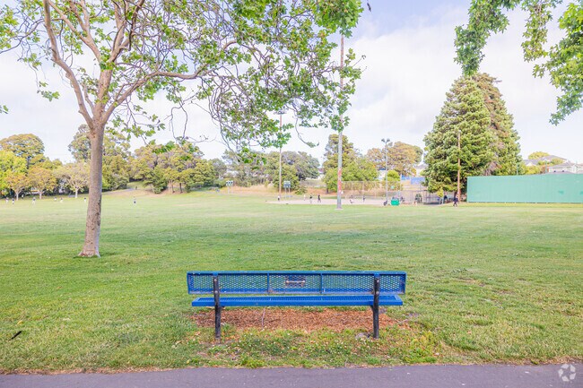 Children have access to a large play area after class at El Crystal Elementary School.