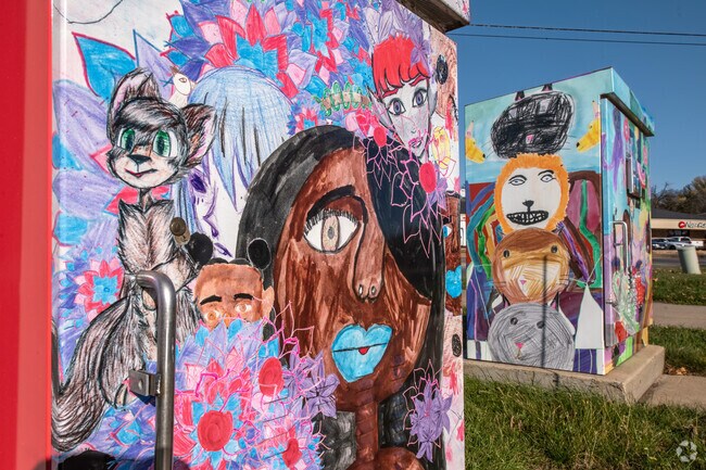 Mendota Hills residents access arts classes at the Warner Park Community Recreation Center.