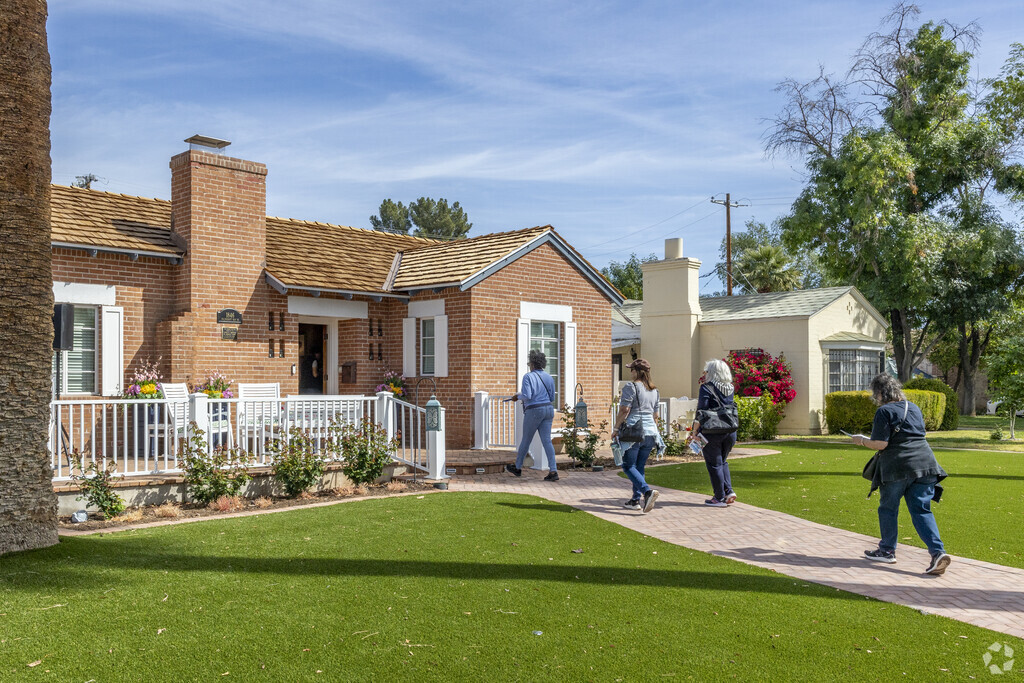 Residents open up their homes to guests of the Encanto Palmcroft Historic Home Tour and Street Fair.