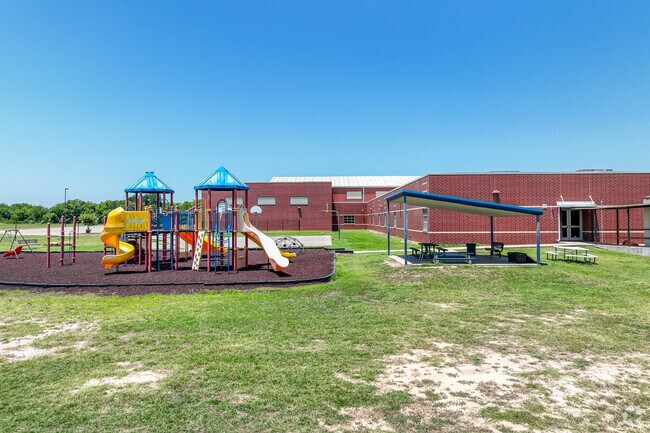 Students at Bland Elementary have places to run and play.