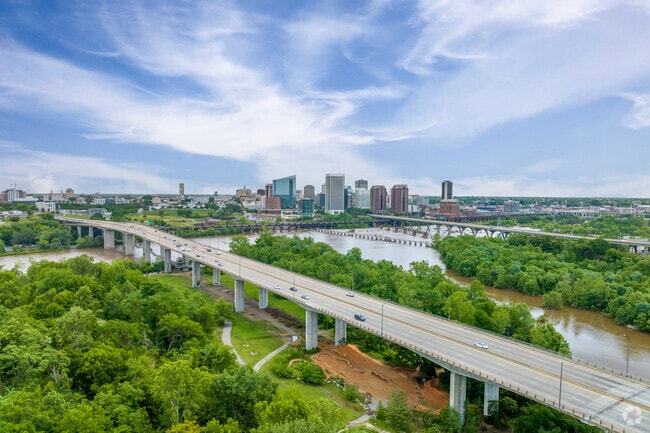 Drive south an hour to get to Richmond, VA.