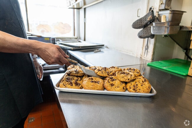 Spukies N Pizza in Lower Mills is also known for their delicious baked cookies.