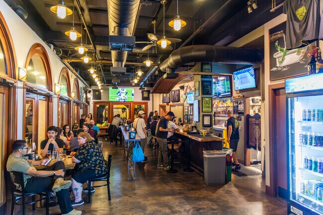 Downtown/Todos Santos' Hop Grenade Taproom is a popular watering hole on weekends.