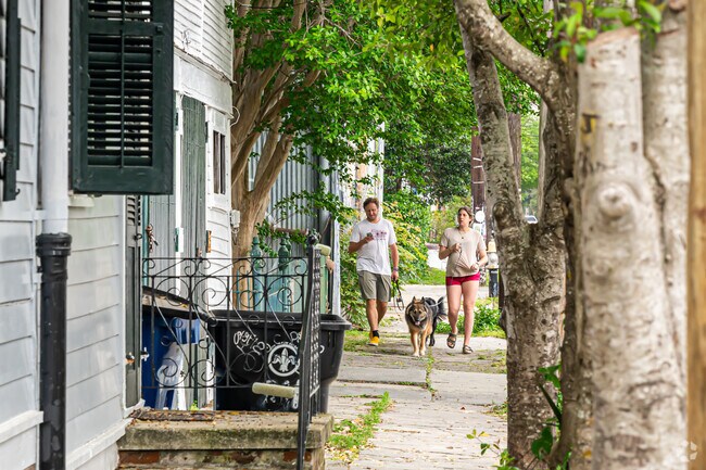 Saint Claude is a very pet-friendly neighborhood.