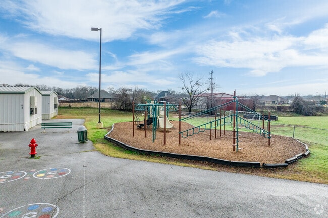 Imagination takes flight at Reno Elementary School's vibrant play area.