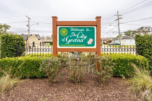 Gretna is a quiet community along the West Bank of the Mississippi River.