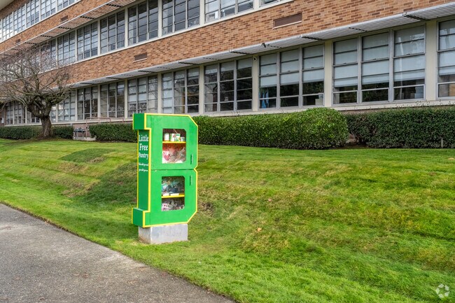Bishop Blanchet High School community library.