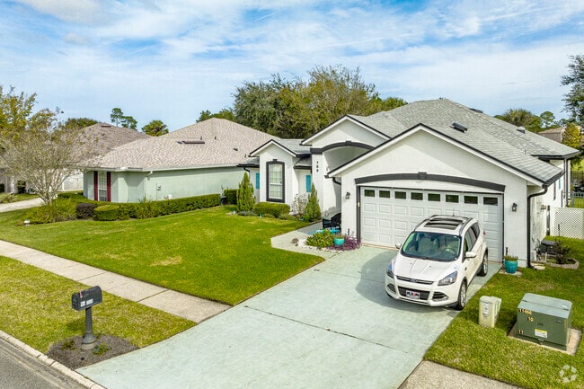 Sidewalks line the streets of this West Augustine neighborhood.