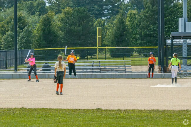 Baseball and softball are available for all ages at Maxwell Park.