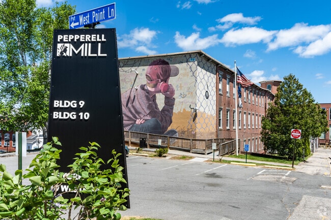 Find this beautiful mural on York Street in Downtown Biddeford, Maine.