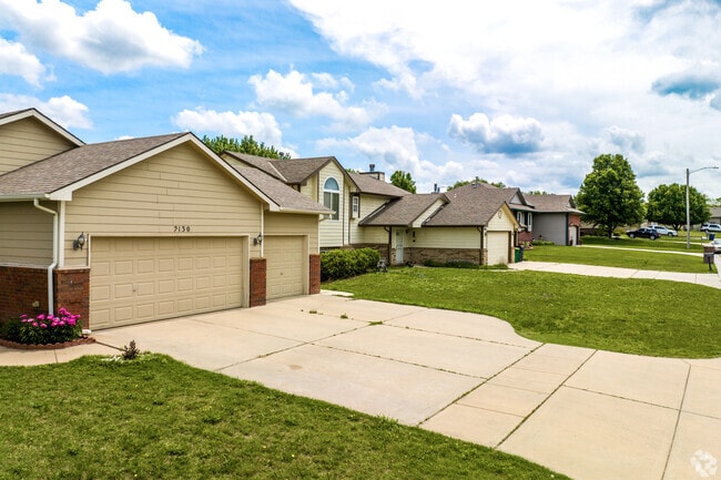 Several of the homes in Crestview Heights are new traditional dwellings.