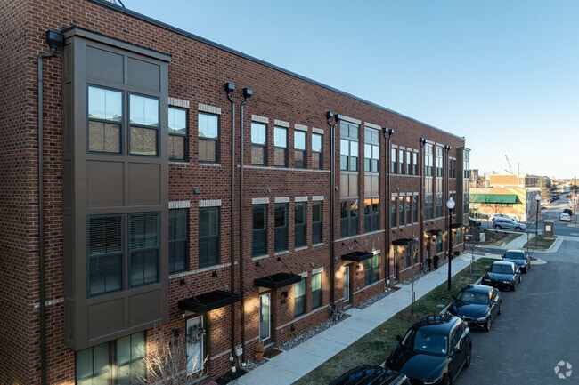 New build townhomes can be found a short distance outside of Downtown Baltimore.