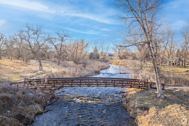 Enjoy the solace of Bear Creak Trail in Fort Logan, Denver, CO.