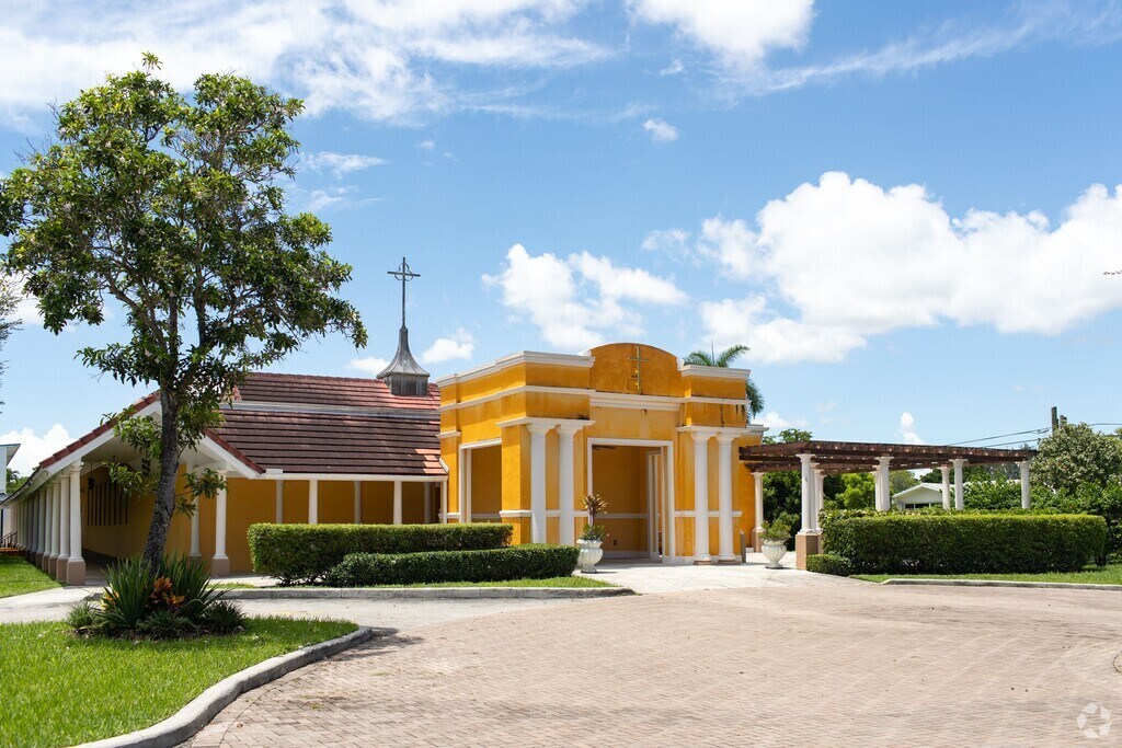 A wide shot for Blessed Trinity Catholic School.