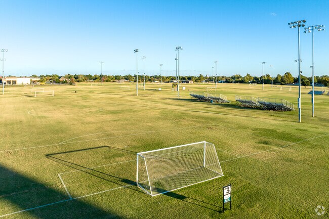 Edmond Soccer Club with its extensive soccer fields is close by Homestead-Edmond.