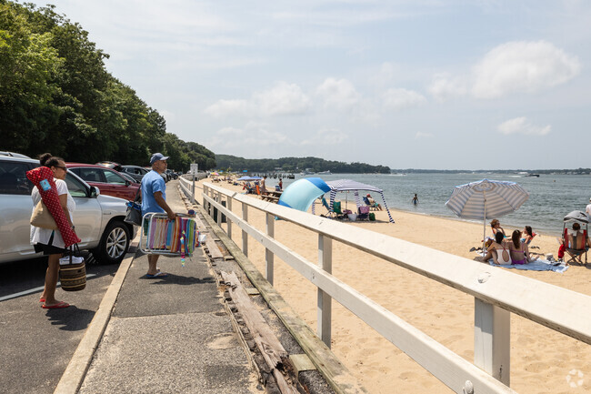 Sunset Beach on the Shelter Island Sound is a great calm beach to relax and see the sunset.