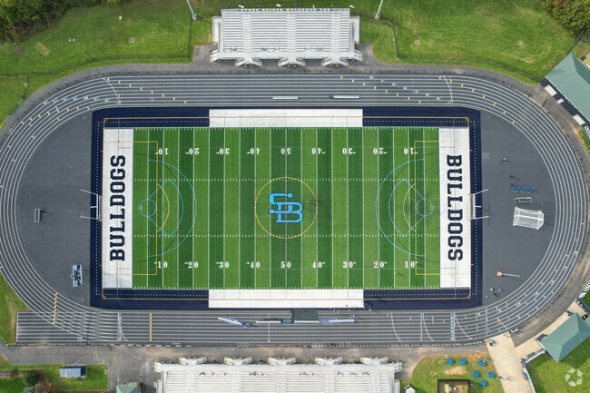 Watch a football game at Stone Bridge High's stadium.