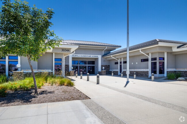 The beautiful Taawila Elementary campus in Menifee offers modern amenities for students.