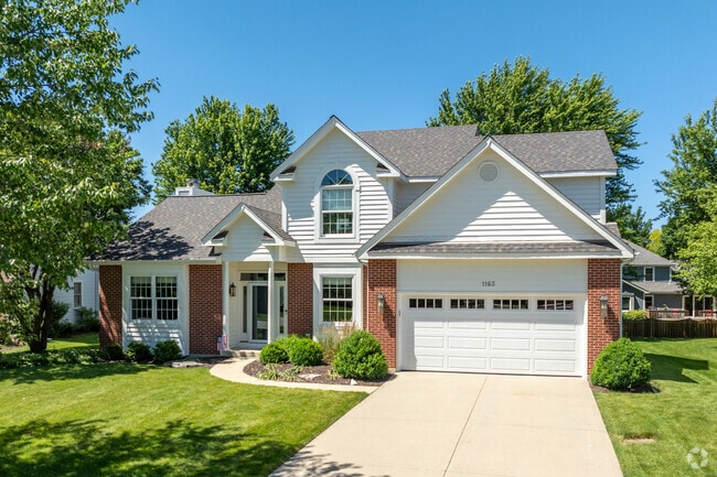 Newer traditional homes can be found throughout West Wind.