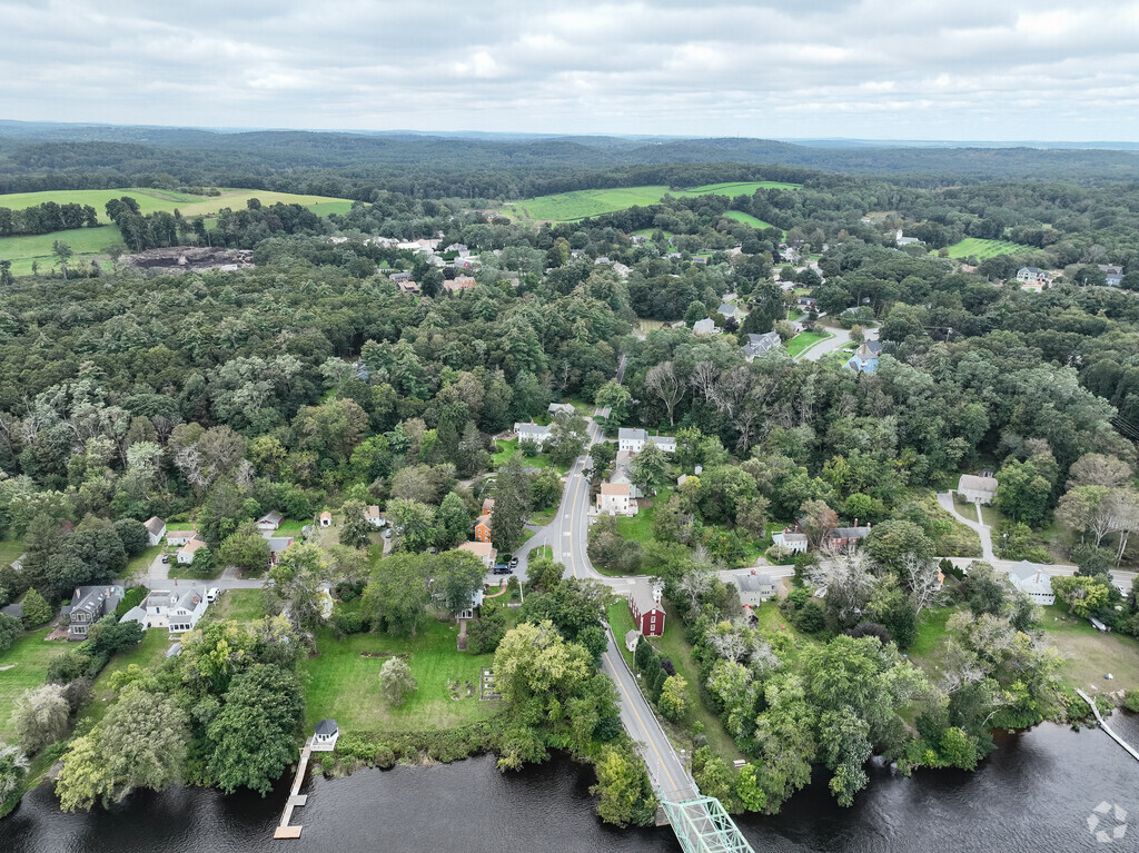 The Rocks Village neighborhood is on the National Register of Historic Places.
