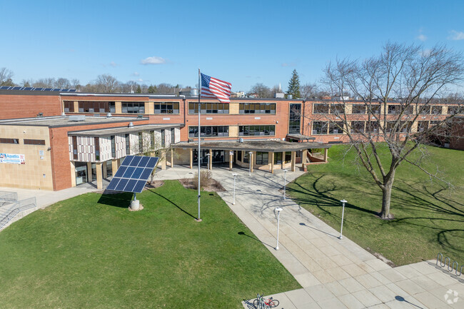 Nature is just around the corner at North Middle School.