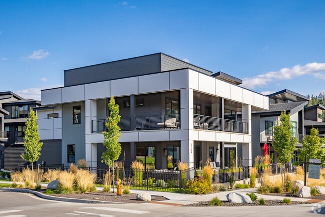You can find modern homes and town homes near the Atlas Waterfront Park.