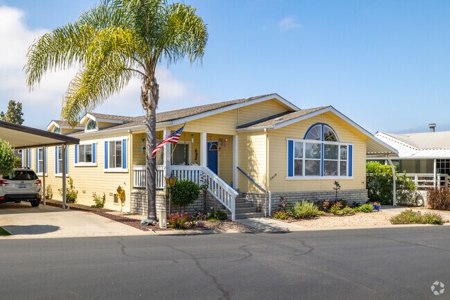 Spacious manufactured homes can be found in Rancho Carlsbad.