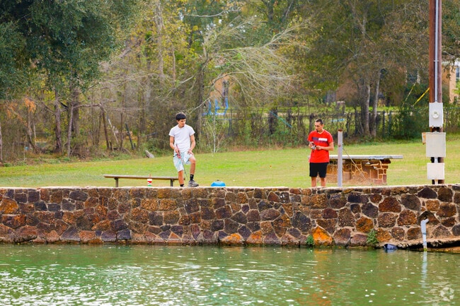 Fishing is common at Ruben Gomez Eastside Park in Hearne.