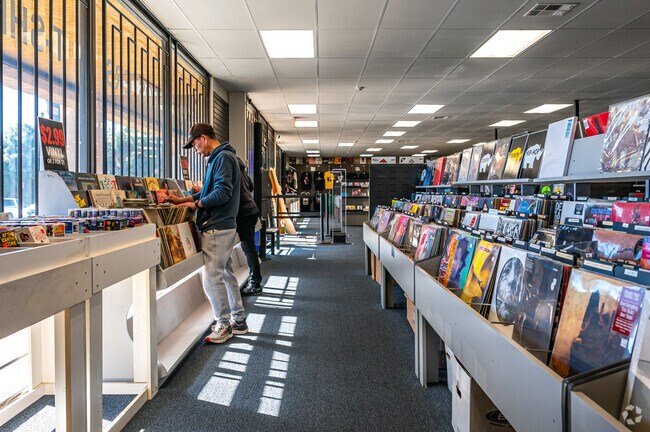 Rhino Records in Montclair offers a wide variety of music on vinyl and CDs.