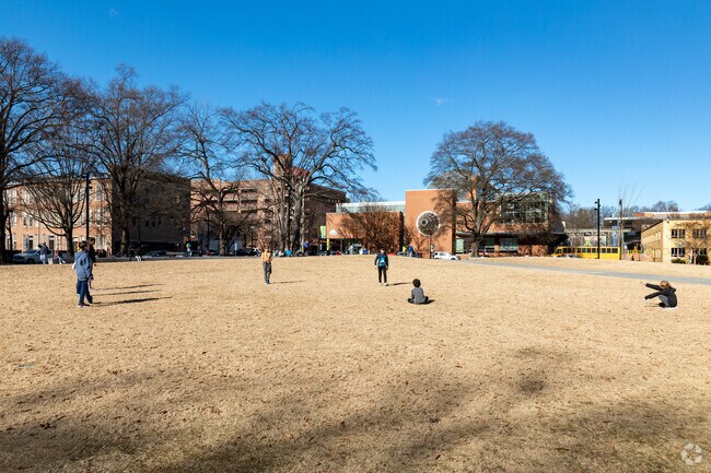 Nature lovers go to Moore Square Park for its large grassy area in the Capital District.