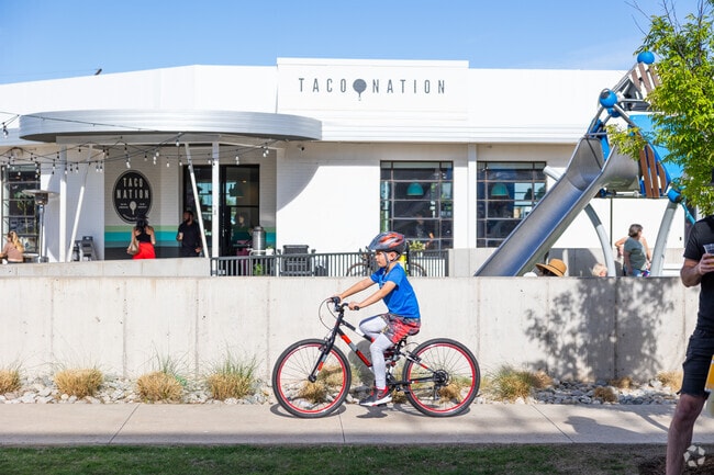 Taco Nation is within walking distance of many of the homes in Rotary Park.