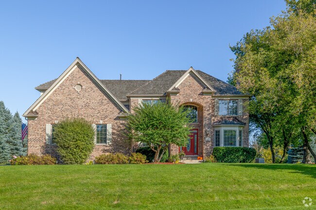 Brick facades adorn homes within the  Bull Valley neighborhood.