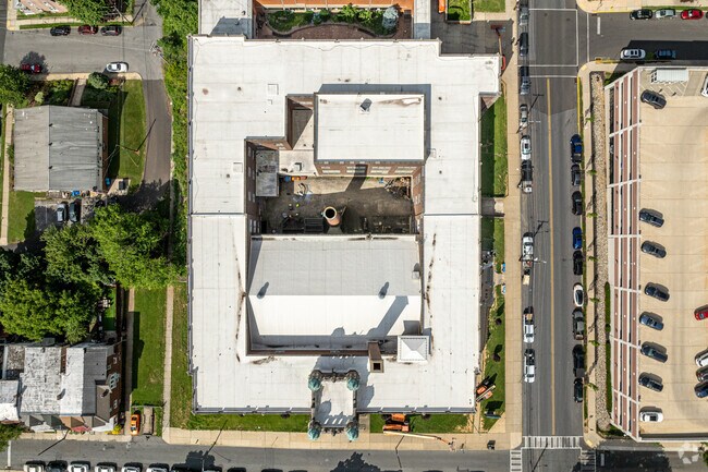 Francis D Raub Middle School is situated in the urban landscape of Allentown PA.