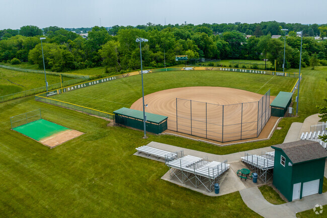 Students hone their skills on the many fields in Marquisville's Saydel High School