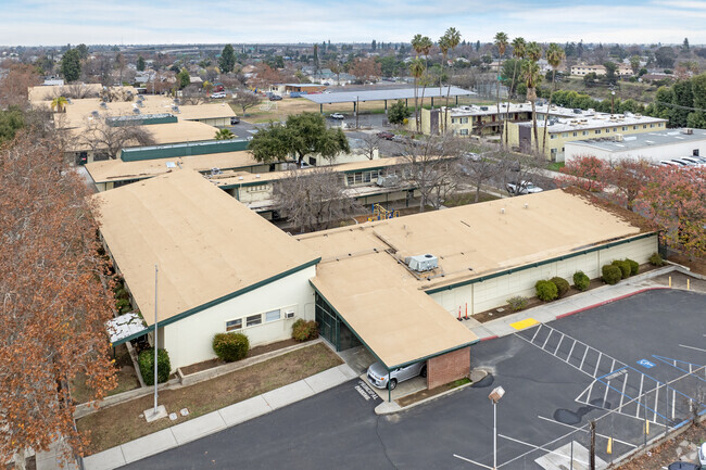 The entrance to Jefferson Elementary School in Fresno.