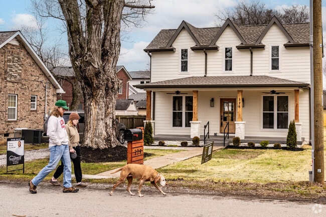 You can walk you dog on the quiet streets of the Downtown Franklin neighborhood.