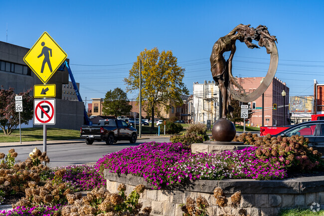 The town of Marion invests in beautifying the communities public spaces.