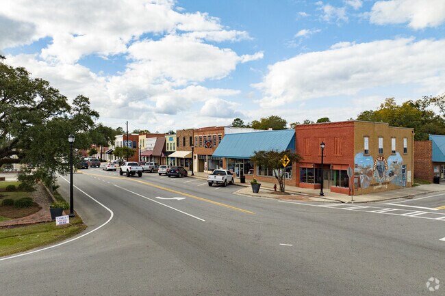 Downtown Pembroke is home to several local businesses, restaurants, and coffee shops.