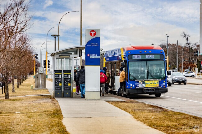 Metro Transit serves Falcon Heights with bus transportation.