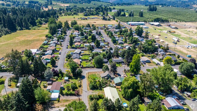 Odell is a quiet town near Hood River and Mount Hood.