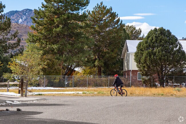 Cyclists take advantage of the paved roads in Belleview Acres.